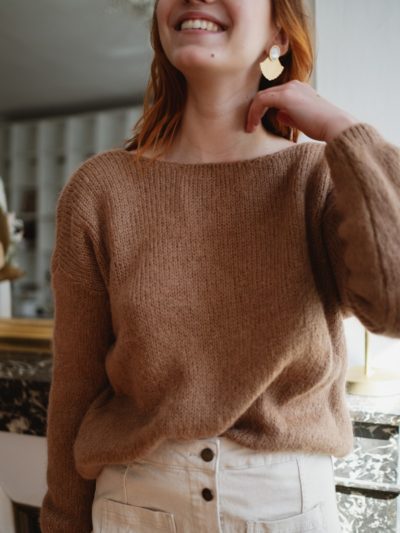 Gilet FOLK Camel