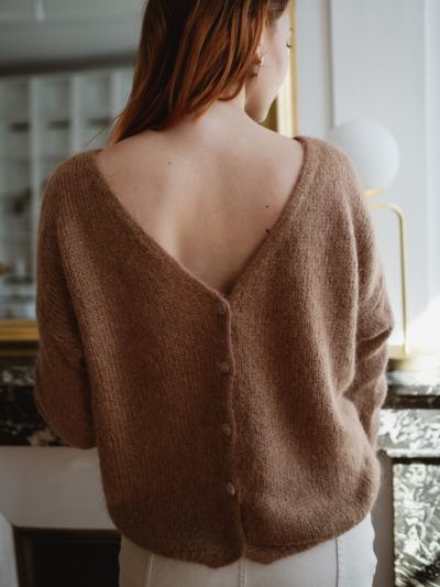 Gilet FOLK Camel