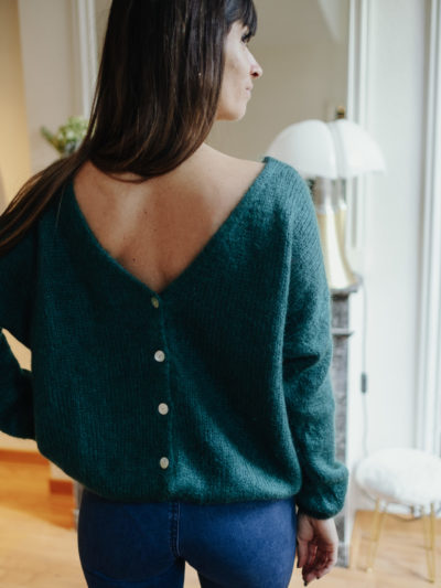 Gilet FOLK Vert sapin