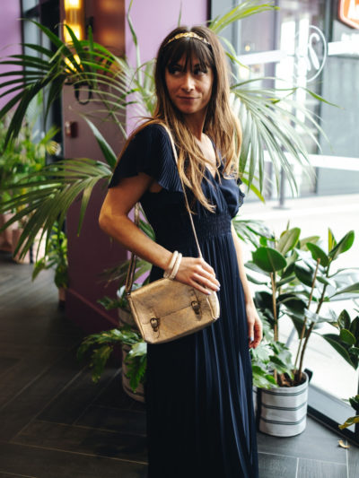 Robe ÉLINA Marine