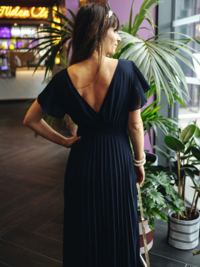 Robe ÉLINA Marine