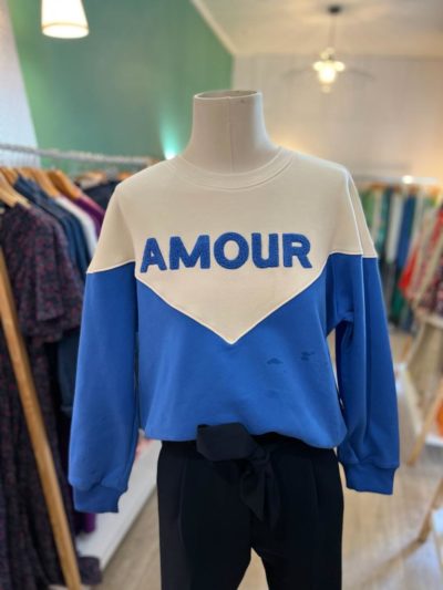 Sweat AMOUR BLEU